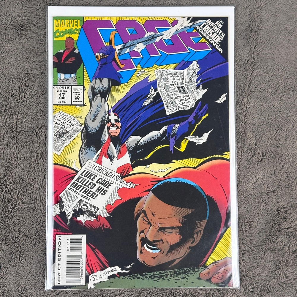 Marvel Comics Cage 17 Aug 1993 Infinity Crusade Crossover Luke Cage Direct